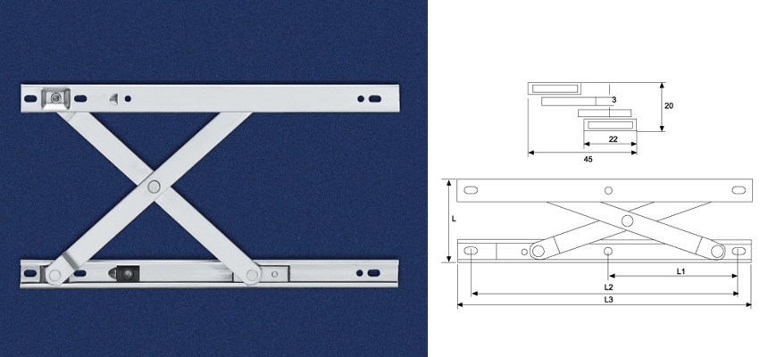 Parallel Friction Hinge
